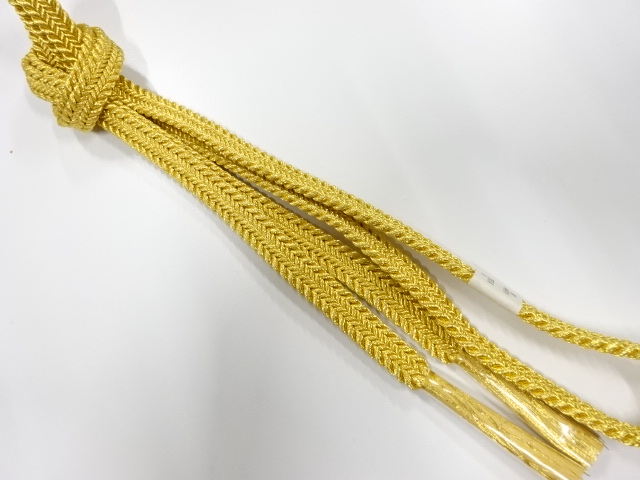 未使用品　正絹　手組帯締め